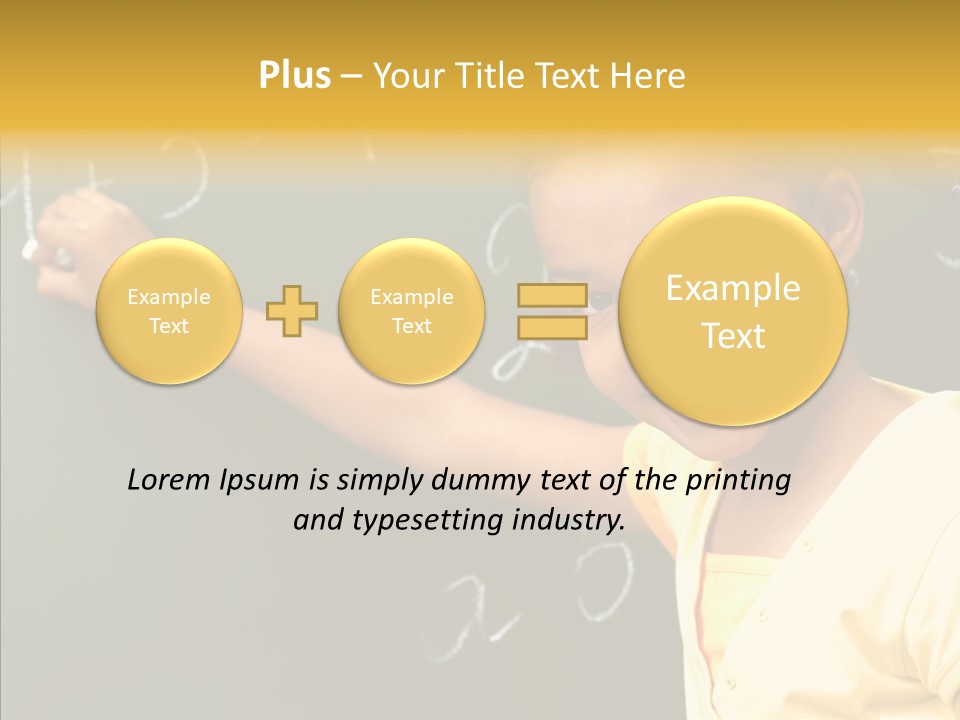 Young Caregiver Close Up PowerPoint Template