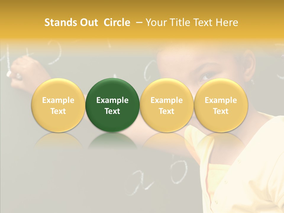 Young Caregiver Close Up PowerPoint Template