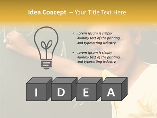 Young Caregiver Close Up PowerPoint Template