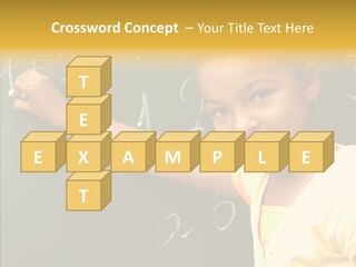 Young Caregiver Close Up PowerPoint Template