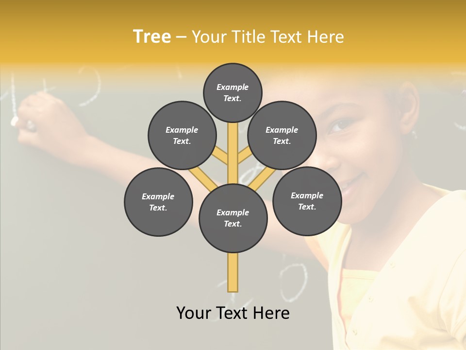 Young Caregiver Close Up PowerPoint Template
