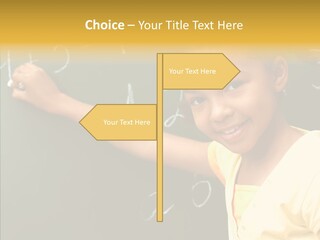 Young Caregiver Close Up PowerPoint Template