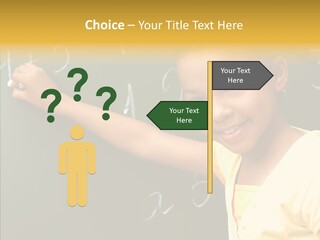 Young Caregiver Close Up PowerPoint Template