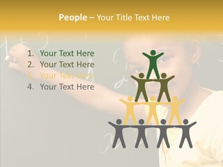 Young Caregiver Close Up PowerPoint Template
