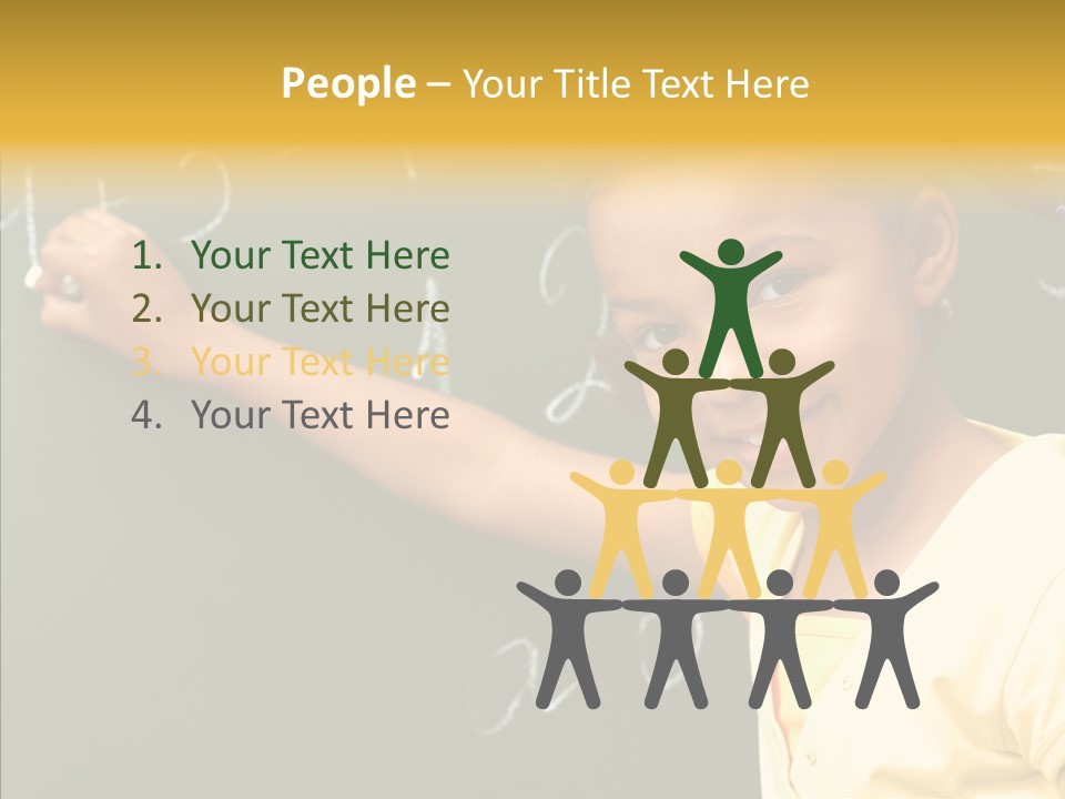 Young Caregiver Close Up PowerPoint Template