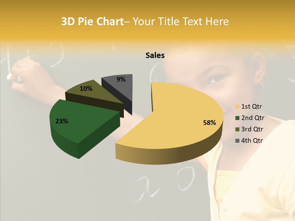 Young Caregiver Close Up PowerPoint Template