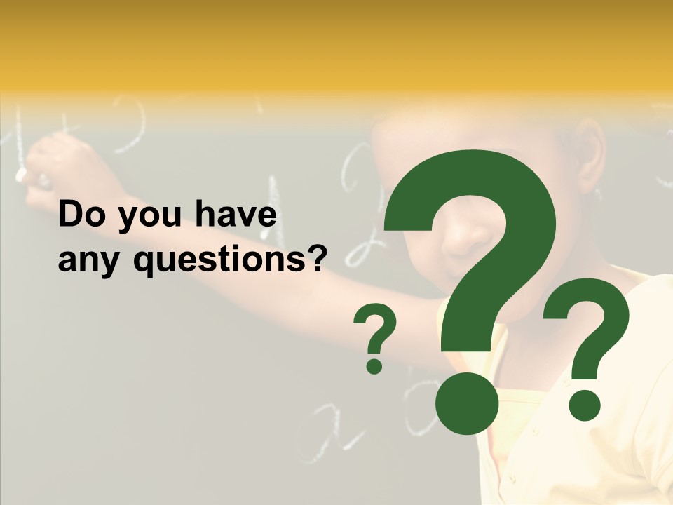 Young Caregiver Close Up PowerPoint Template