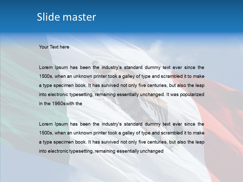 White Hold Two PowerPoint Template