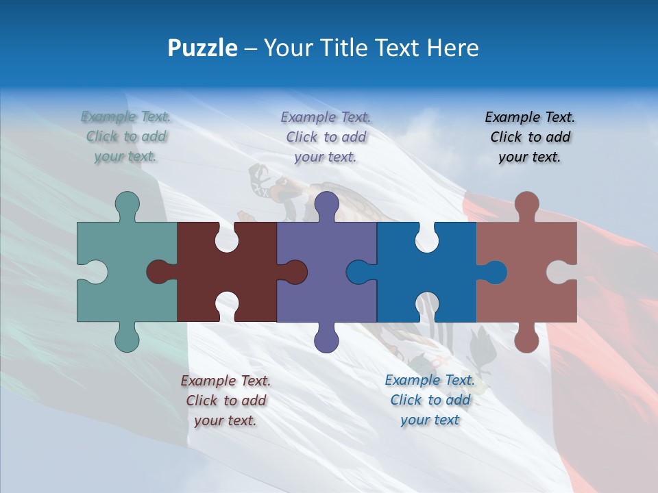 White Hold Two PowerPoint Template