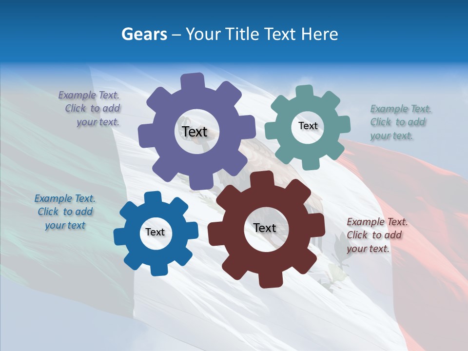 White Hold Two PowerPoint Template