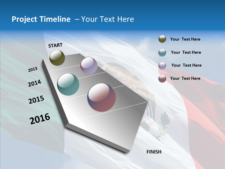 White Hold Two PowerPoint Template