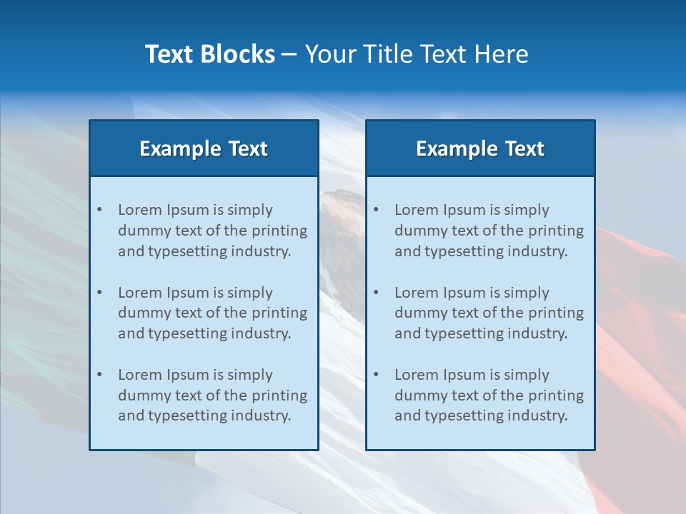 White Hold Two PowerPoint Template