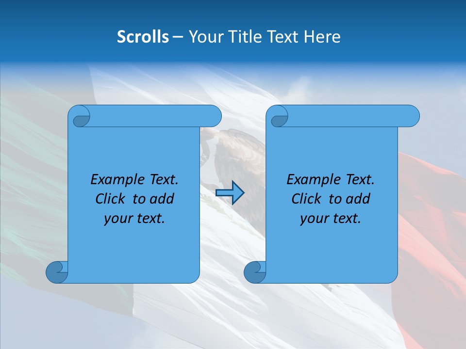 White Hold Two PowerPoint Template