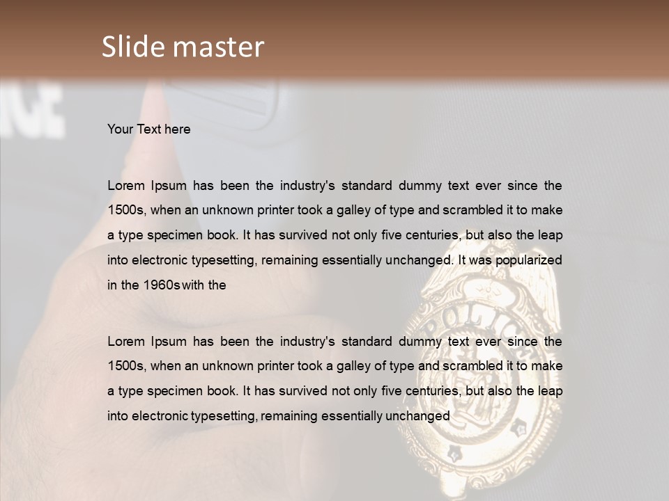 White Old Senior PowerPoint Template