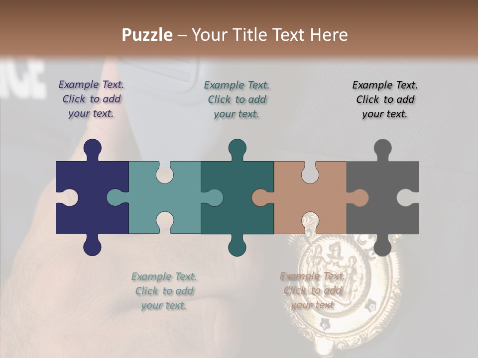 White Old Senior PowerPoint Template