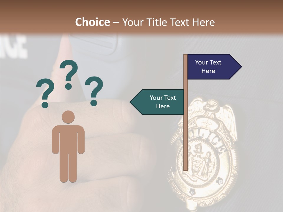 White Old Senior PowerPoint Template