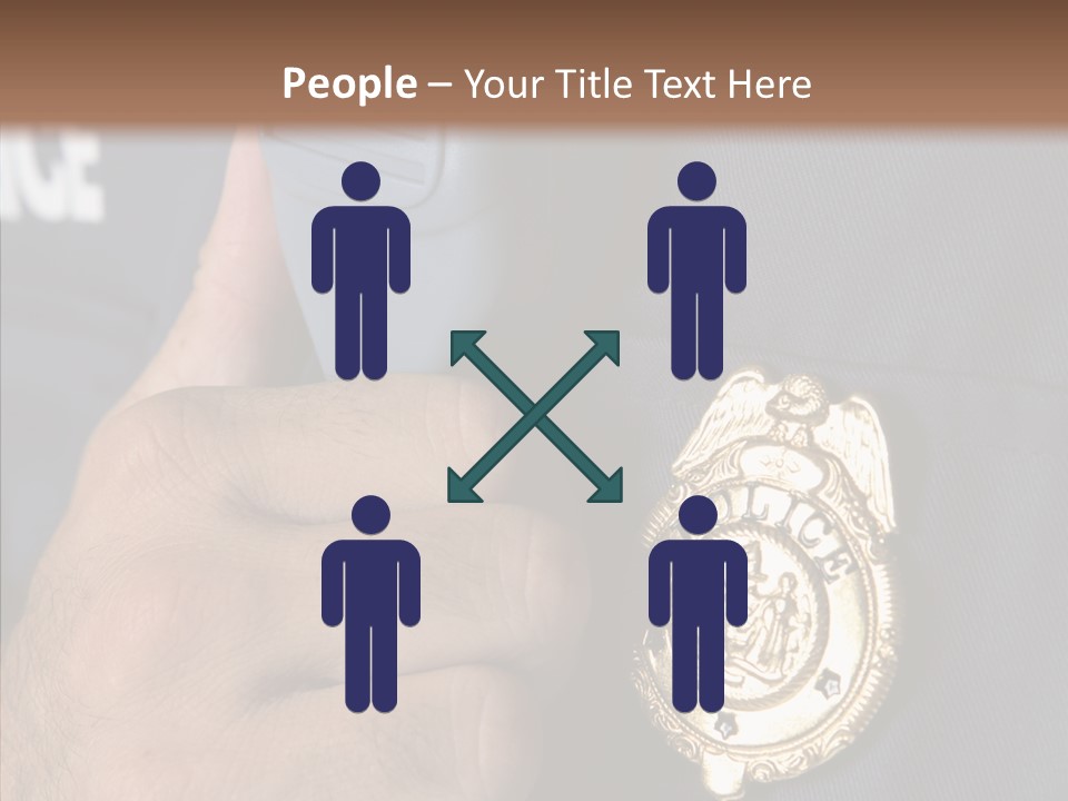 White Old Senior PowerPoint Template