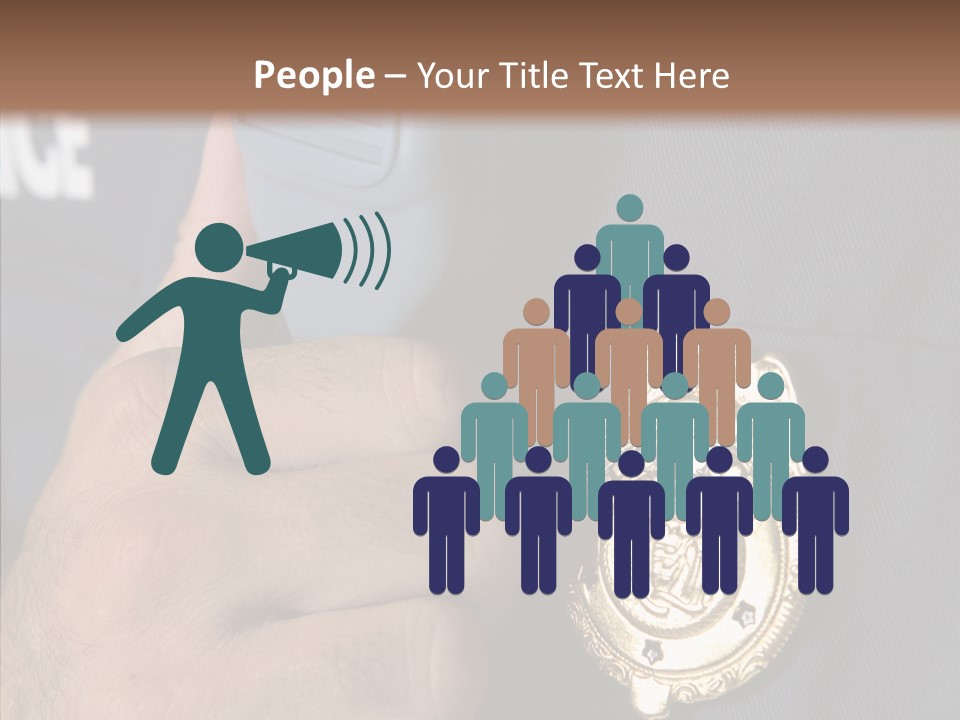 White Old Senior PowerPoint Template