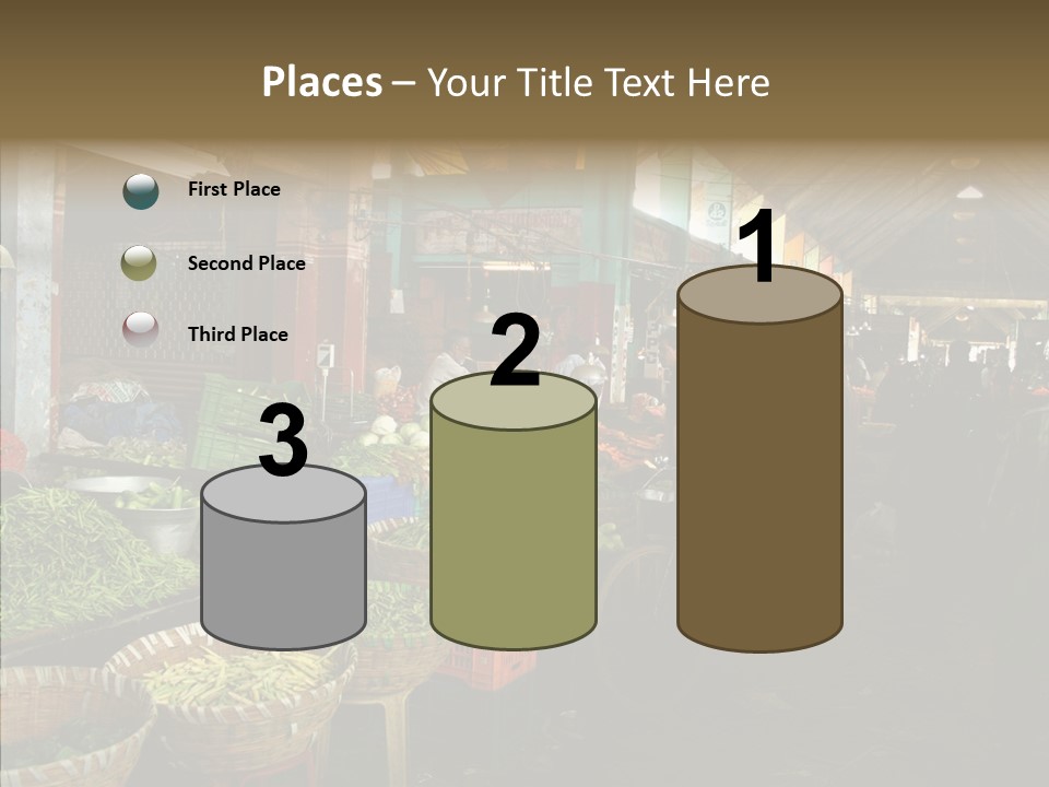 Female Touching White PowerPoint Template