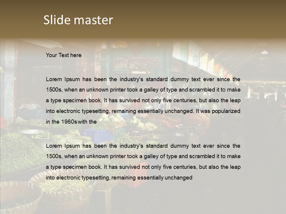 Female Touching White PowerPoint Template