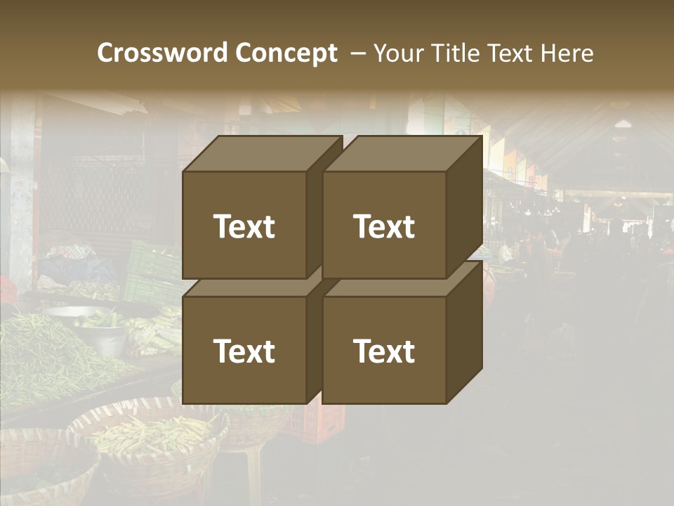 Female Touching White PowerPoint Template