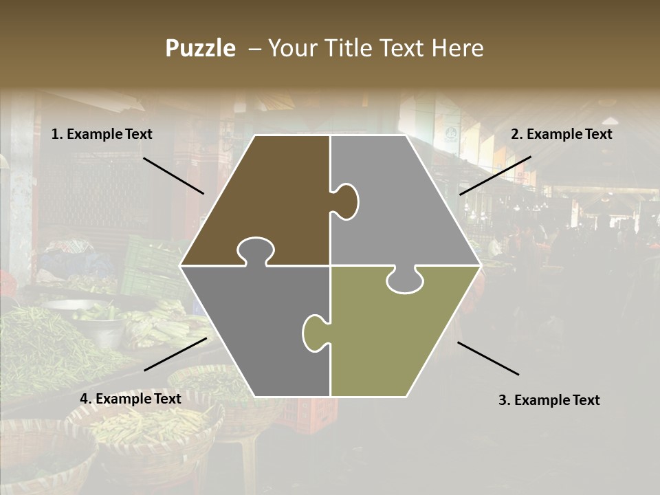 Female Touching White PowerPoint Template