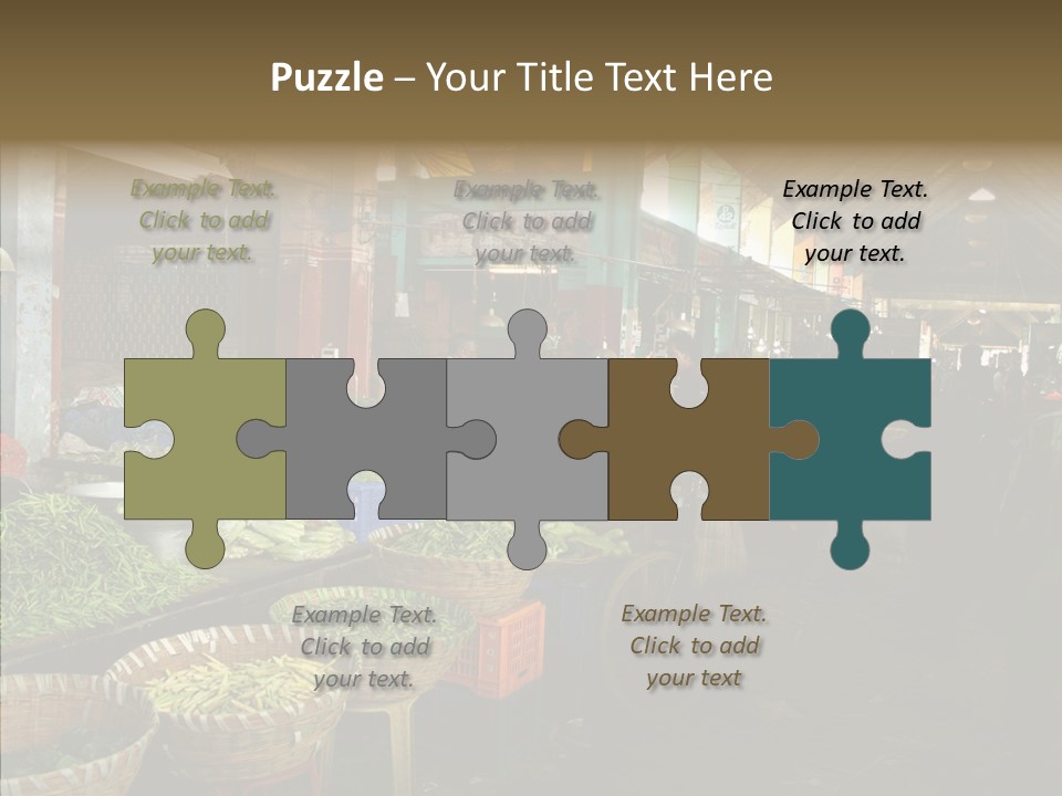 Female Touching White PowerPoint Template