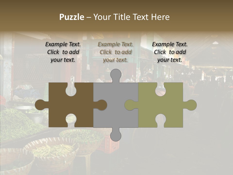 Female Touching White PowerPoint Template