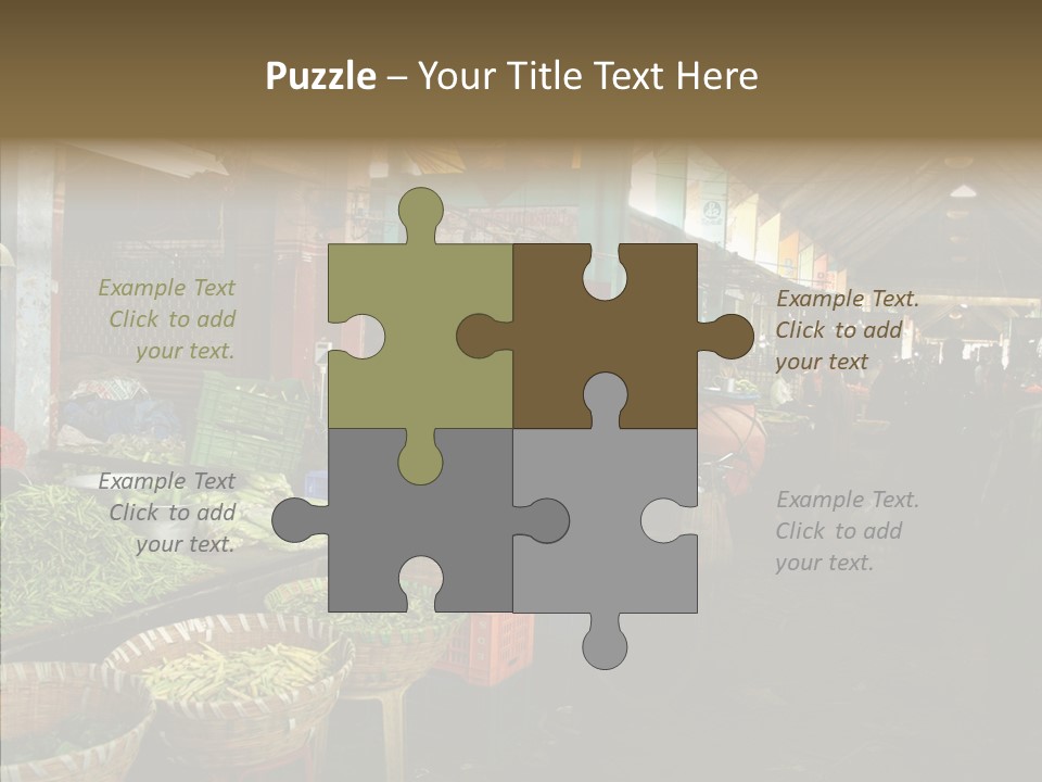 Female Touching White PowerPoint Template