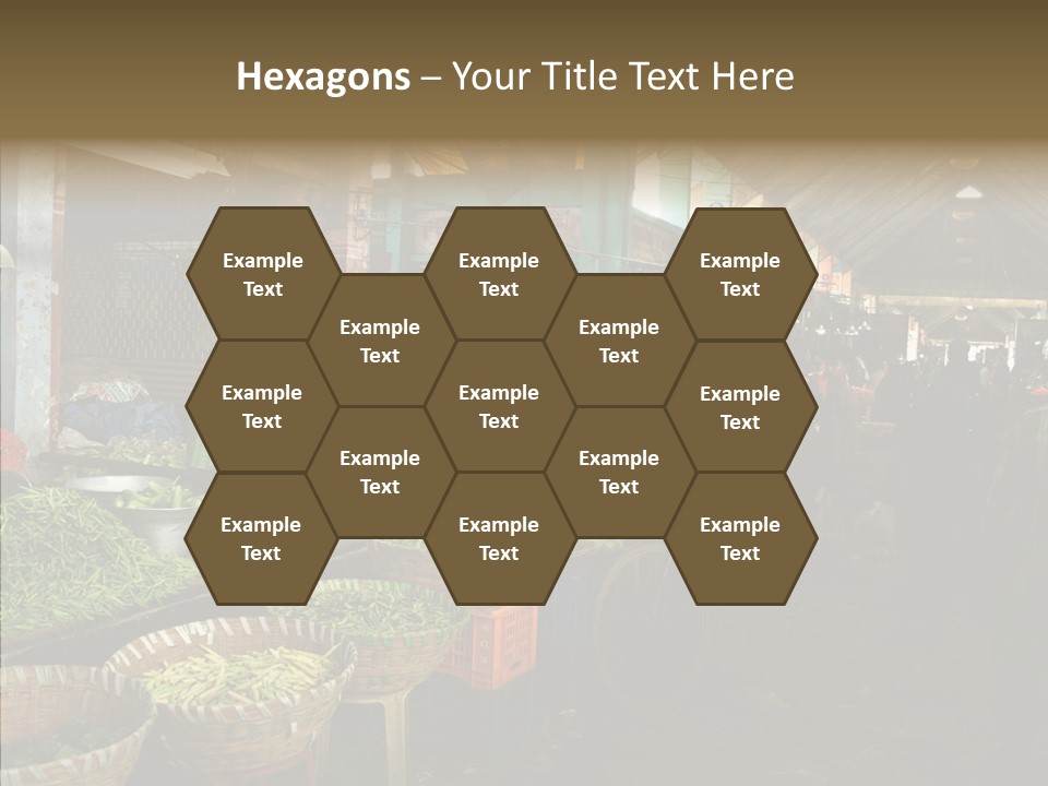 Female Touching White PowerPoint Template