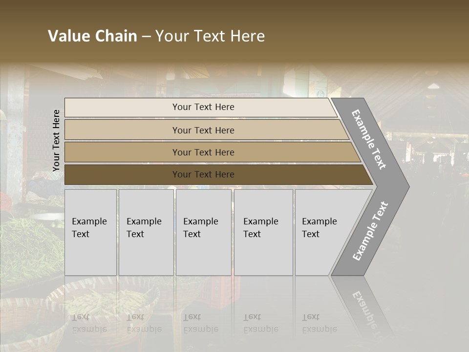 Female Touching White PowerPoint Template