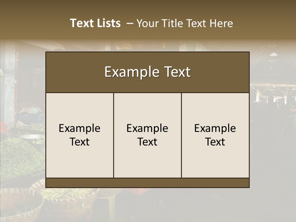 Female Touching White PowerPoint Template