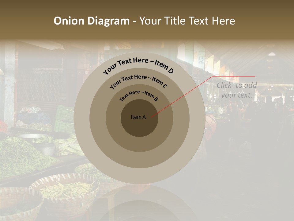 Female Touching White PowerPoint Template