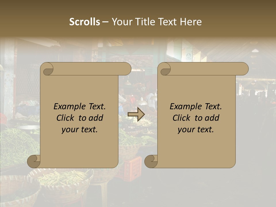 Female Touching White PowerPoint Template