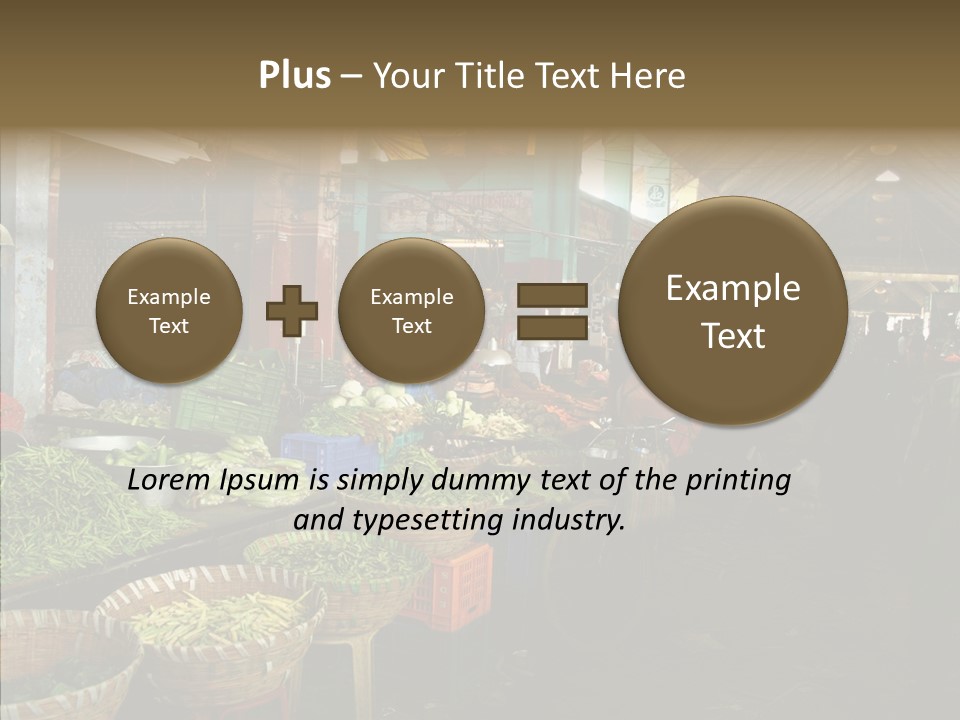 Female Touching White PowerPoint Template