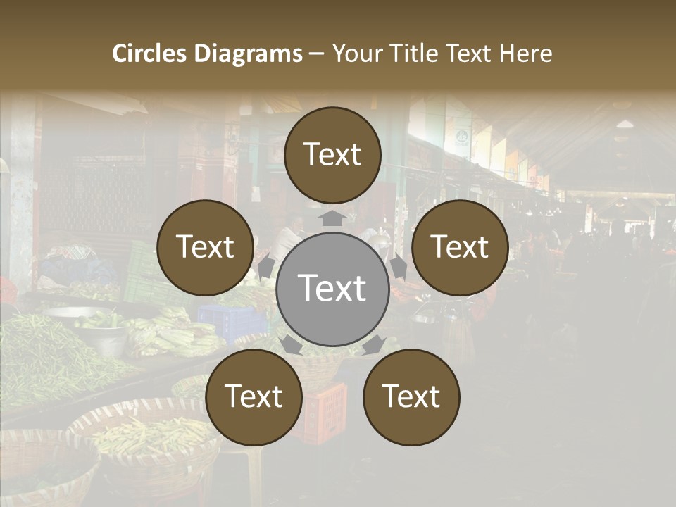 Female Touching White PowerPoint Template