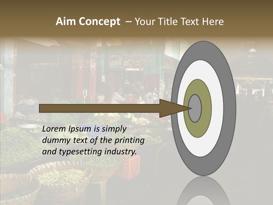 Female Touching White PowerPoint Template