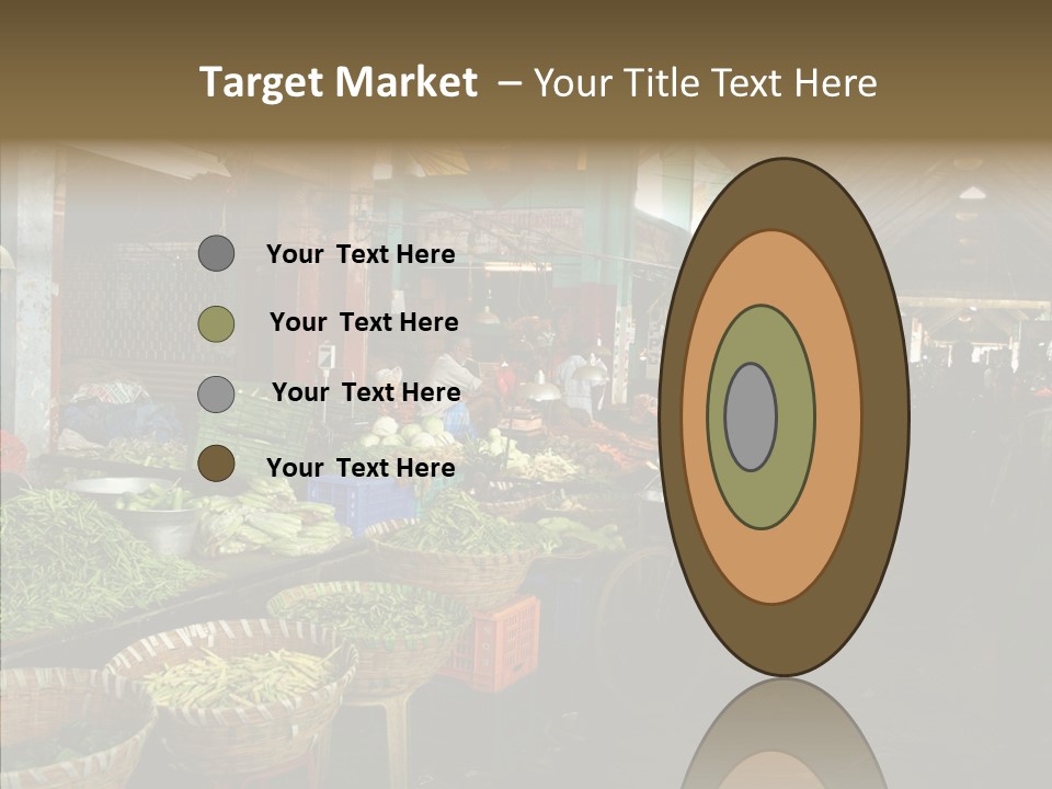 Female Touching White PowerPoint Template