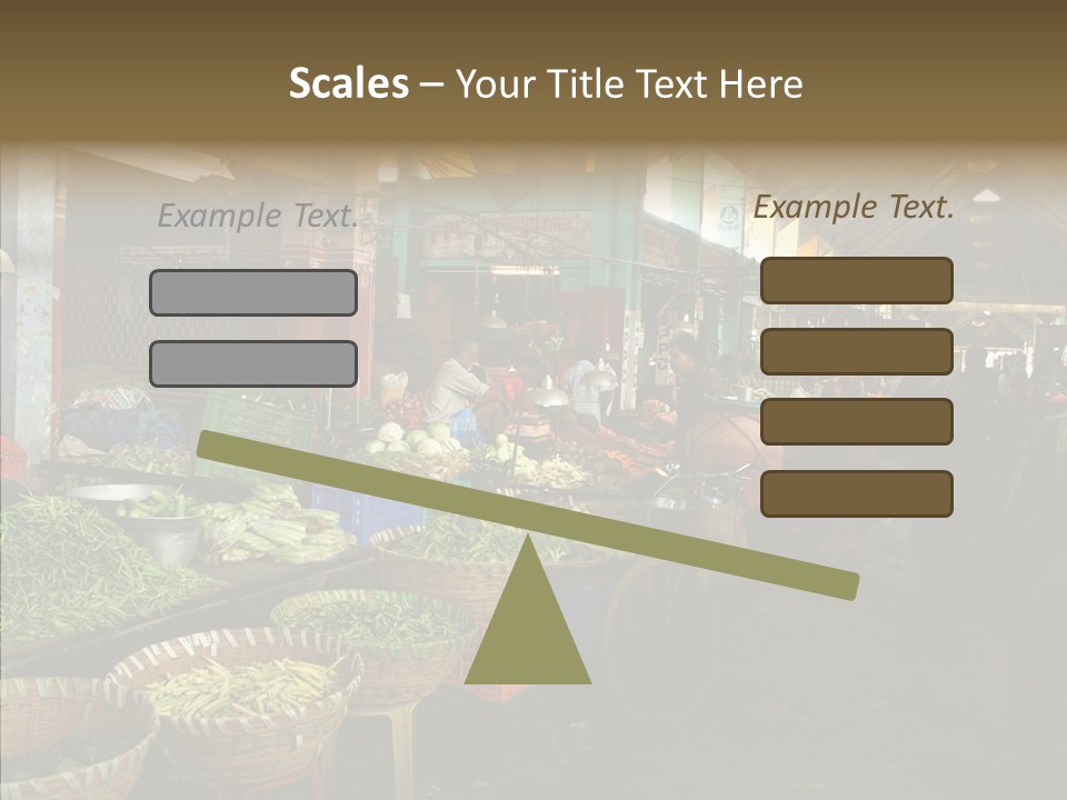 Female Touching White PowerPoint Template
