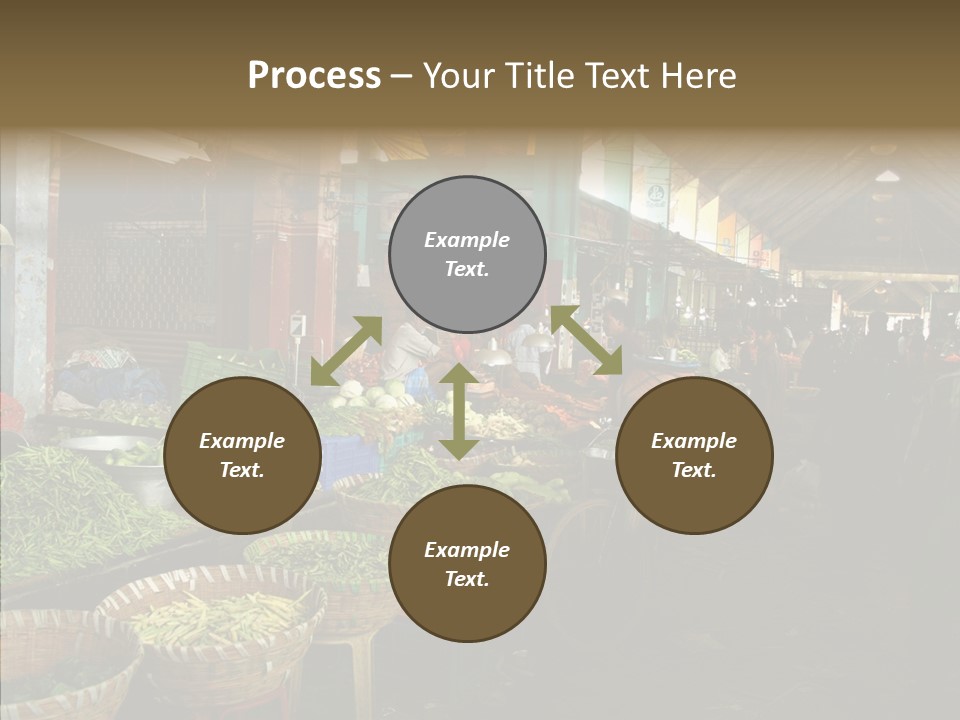 Female Touching White PowerPoint Template