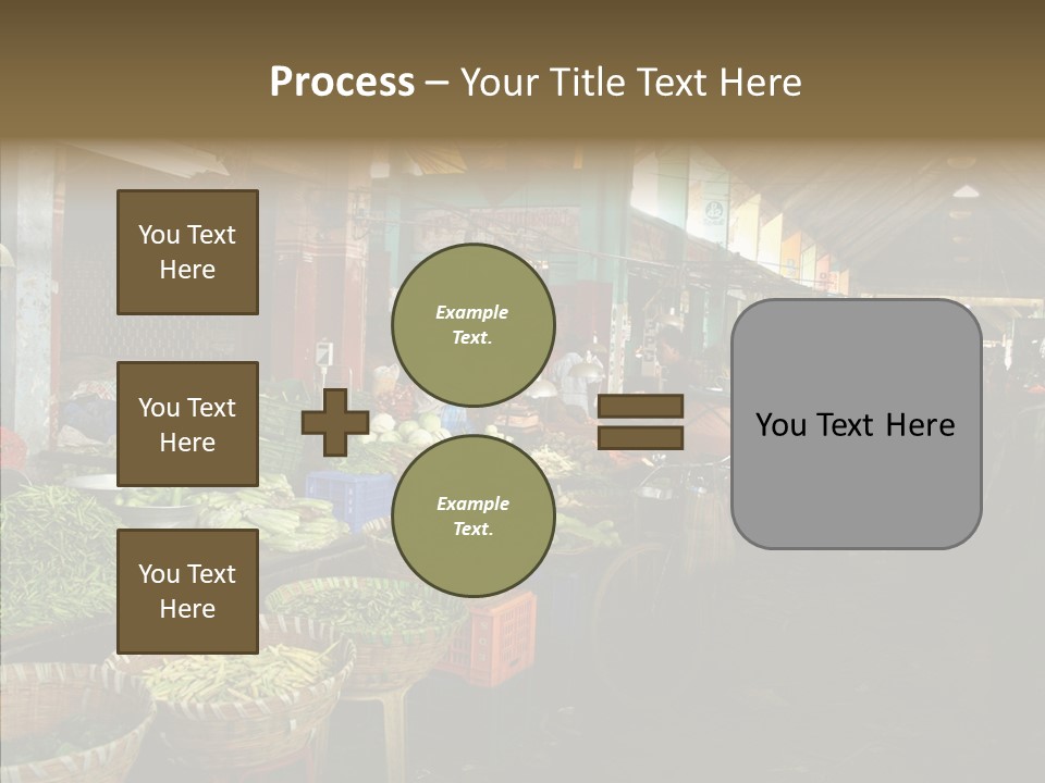 Female Touching White PowerPoint Template