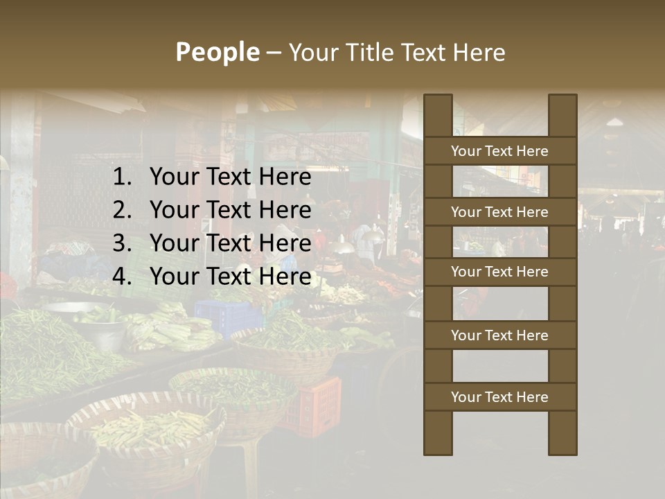 Female Touching White PowerPoint Template