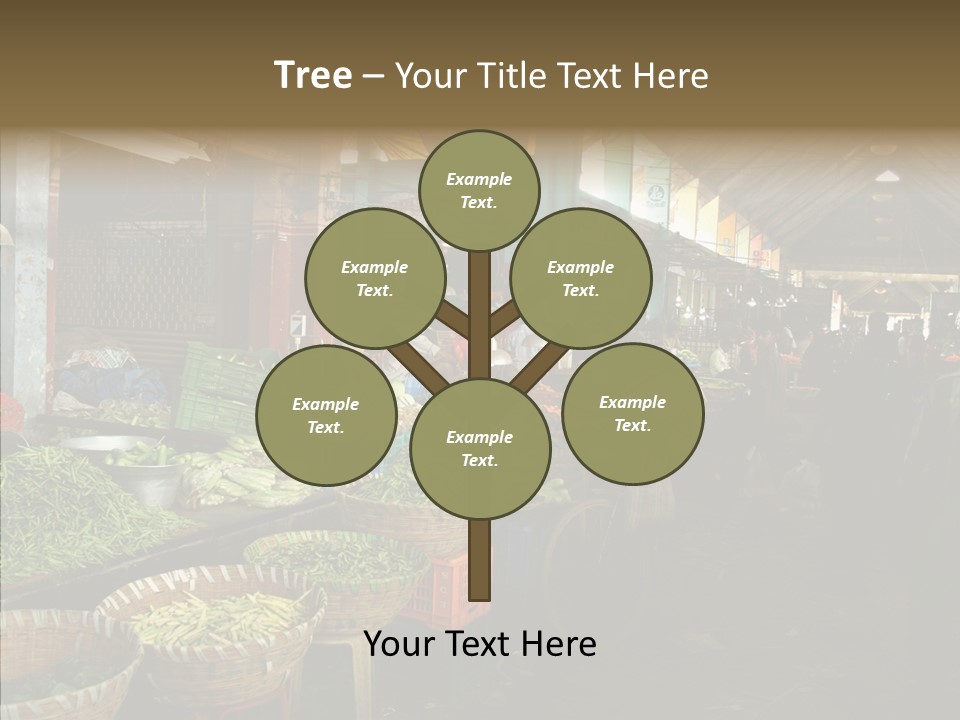 Female Touching White PowerPoint Template