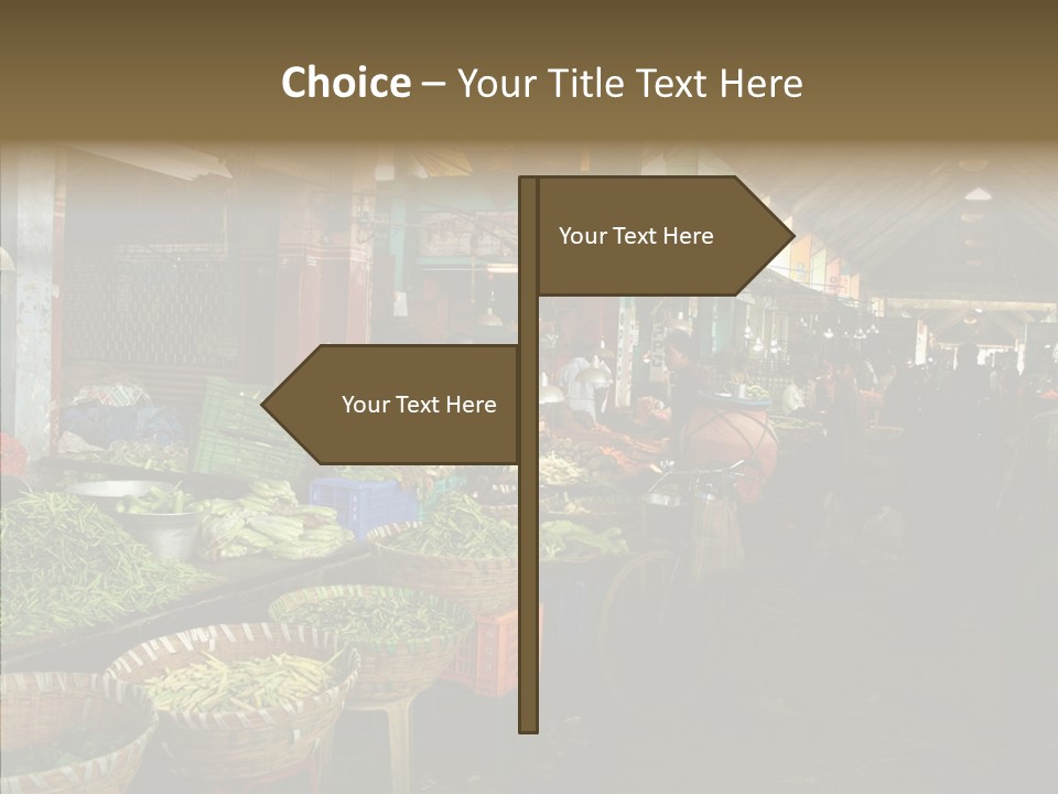 Female Touching White PowerPoint Template