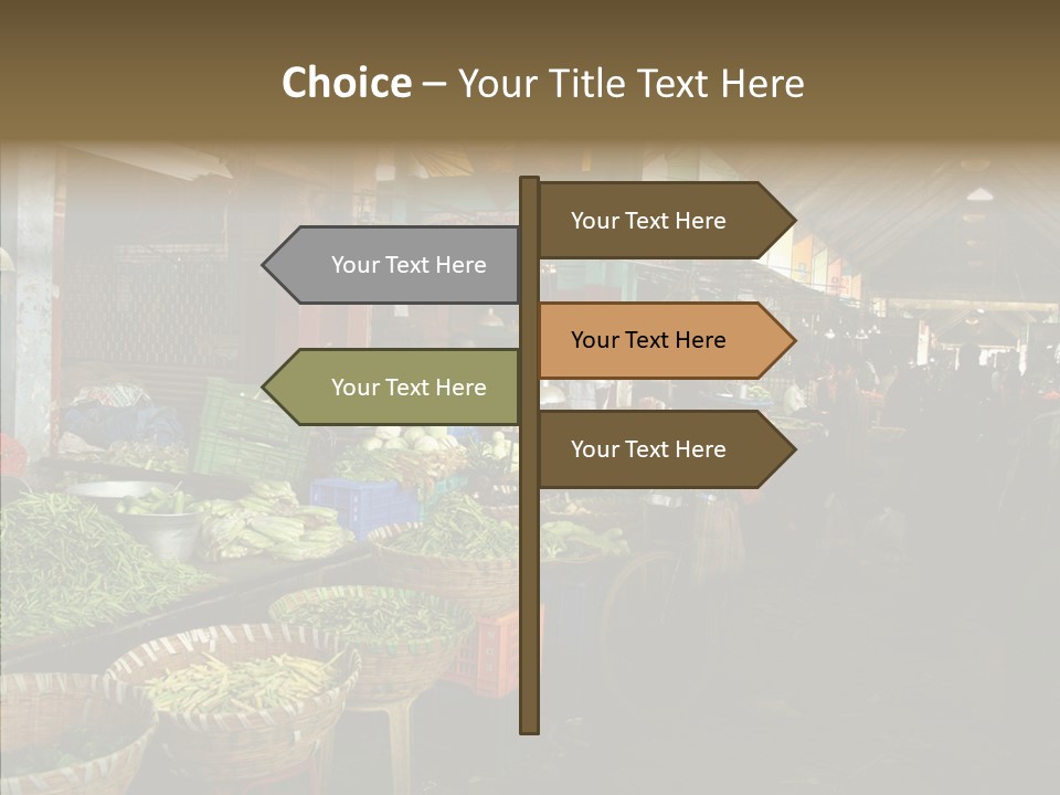 Female Touching White PowerPoint Template