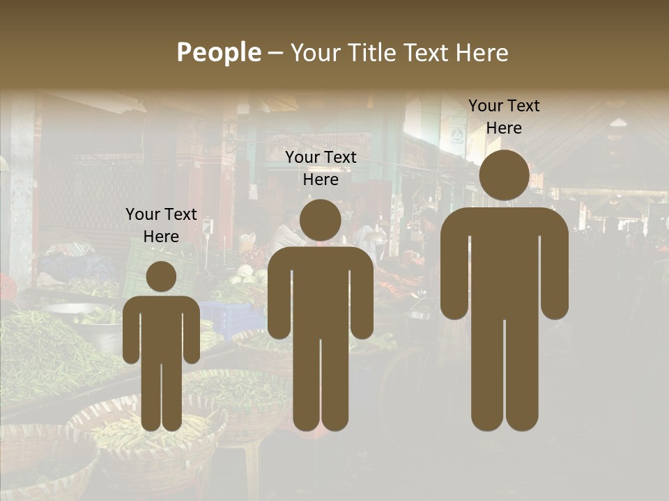 Female Touching White PowerPoint Template