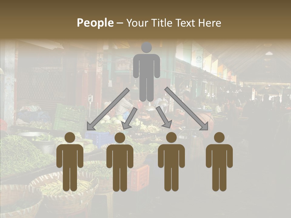 Female Touching White PowerPoint Template