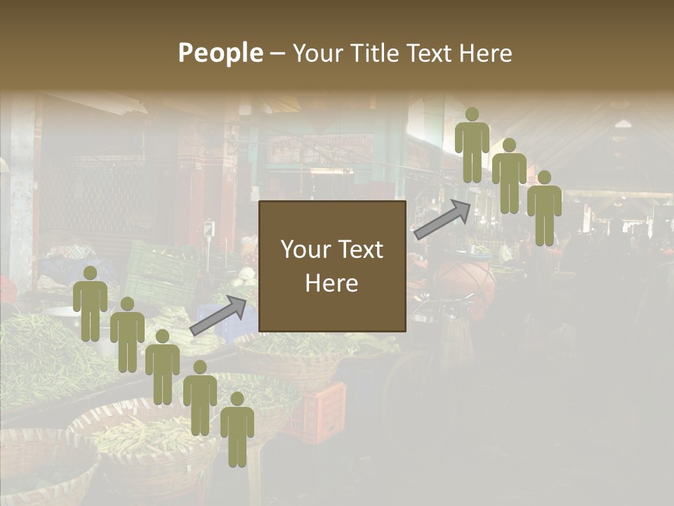 Female Touching White PowerPoint Template