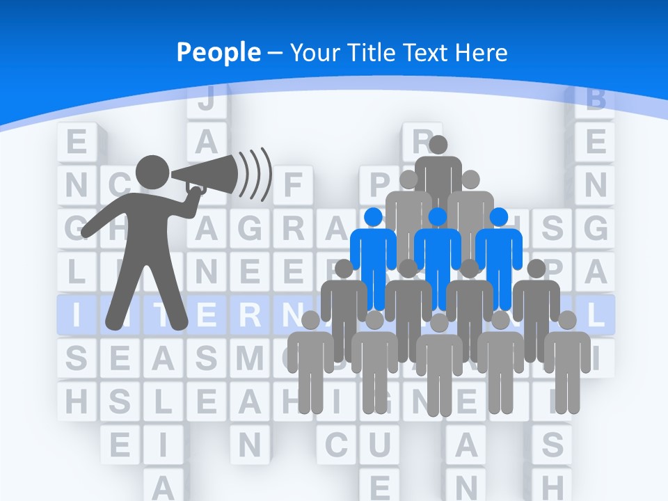 Helping Hand Young Finger PowerPoint Template