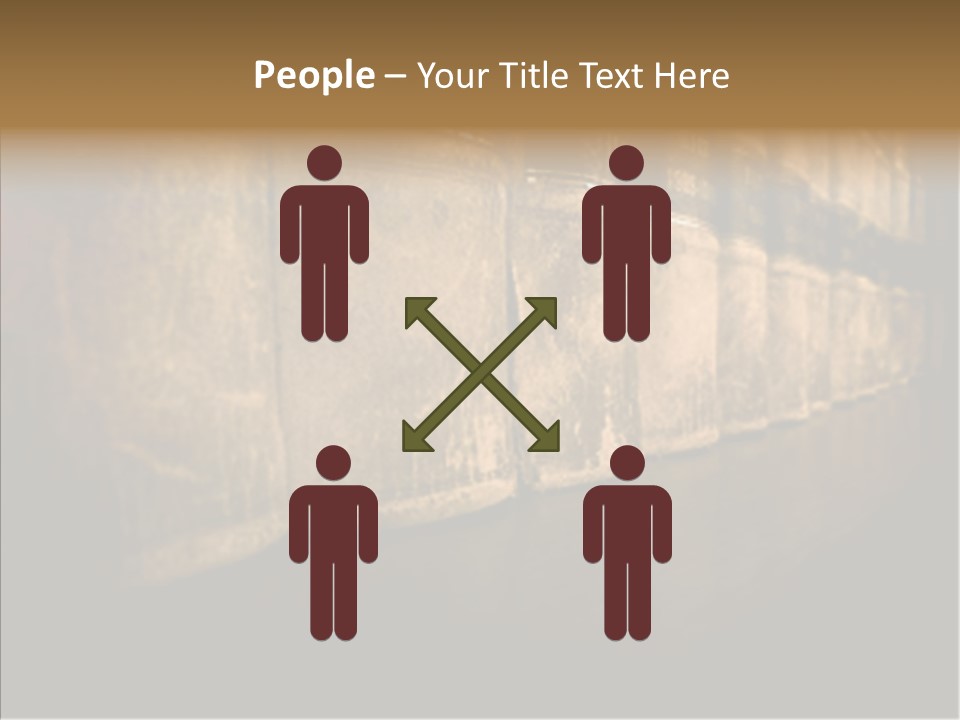 Touching  White Background PowerPoint Template